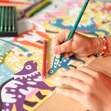 Colouring Poster Dinosaurs