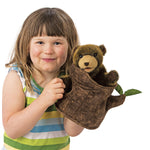 Bear in Tree Stump