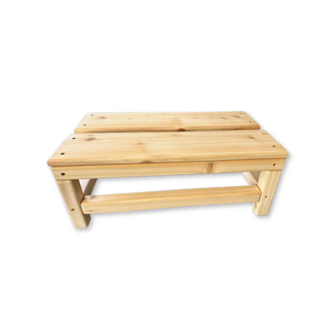 Cedar Perch Bench / Stool 21 x 12 x 10 - Just Playing
