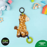 Zoo Crew Giraffe Clip & Go Stroller Plush