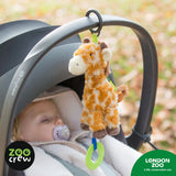 Zoo Crew Giraffe Clip & Go Stroller Plush