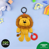 Zoo Crew Lion Clip & Go Stroller Plush