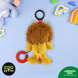 Zoo Crew Lion Clip & Go Stroller Plush