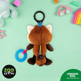 Zoo Crew Red Panda Clip & Go Stroller Plush