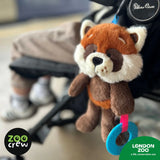 Zoo Crew Red Panda Clip & Go Stroller Plush