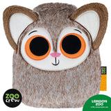 Zoo Crew Bush Baby Plush Notebook