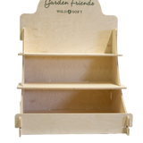 Empty Wood Display for Garden Friends FOR IN-STORE DISPLAY