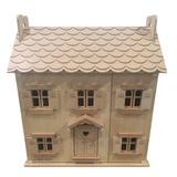 Maries Natural Wood Doll House