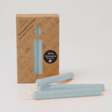 Candles 10% beeswax LIGHT BLUE - box of 12