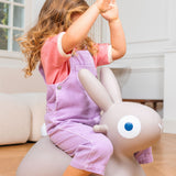 Hoppi - Bouncing Bunny Warm Grey