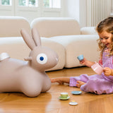 Hoppi - Bouncing Bunny Warm Grey