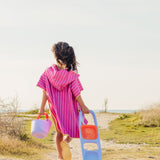 Beach / Bath Poncho Burgundy