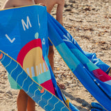 Play Towel - Lighthouse BLUE 180x100cm