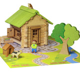 Log Tiny House / Maisonnette en Bois 85 pcs