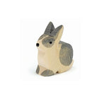 Rabbit B&W Sitting