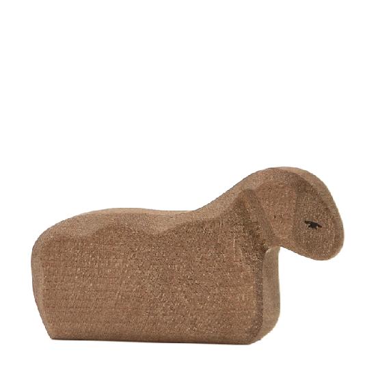 Sheep - Brown Lamb Resting