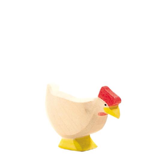 Hen White Standing