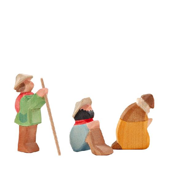 Nativity Small Set of Shepherds (3 pcs)