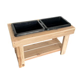 Cedar Sensory Play Table 18 inch - JP23-0118Blk