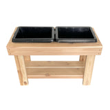 Cedar Sensory Play Table 20 inch - JP23-0220Blk