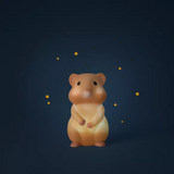 Puce & Pilou - Hamster Night Light USB