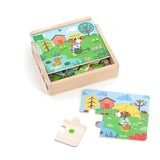 Puzzles - Four seasons, wood by Melusine Allirol