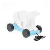 Pompon Pull Along Polar Bear