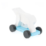 Pompon Pull Along Polar Bear