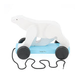 Pompon Pull Along Polar Bear