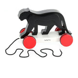 Pompon Pull Along Black Panther