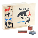 Pompon Printing Stamp Set