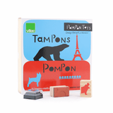 Pompon Printing Stamp Set