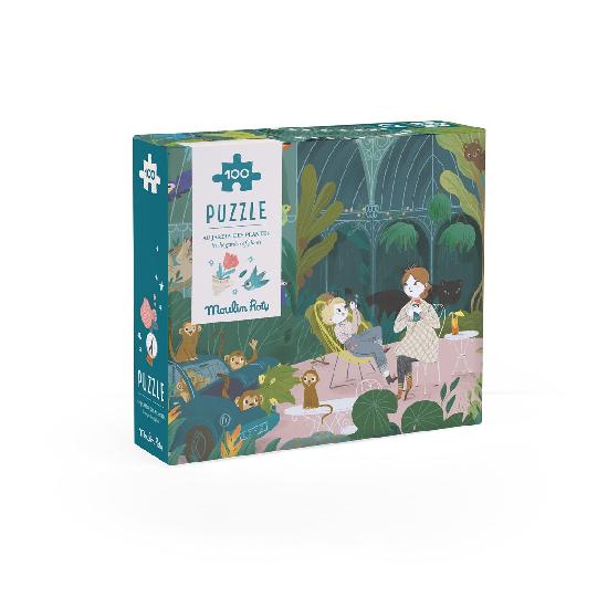 Parisiennes - Au jardin des plantes / In The Garden Of Plants Puzzle 100 pcs