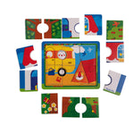 Popipop - 3 Level Wood Puzzle