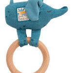 Sous Mon Baobab - Wood Elephant Ring Rattle