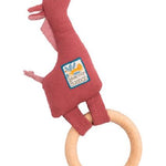 Sous Mon Baobab - Wood Giraffe Ring Rattle