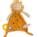 Sous Mon Baobab - Lion Cuddle Toy w/Pacifier Ring