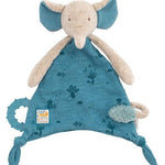 Sous Mon Baobab - Elephant Cuddle Toy w/Pacifier Ring