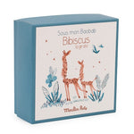Sous Mon Baobab - Giraffe Cuddle Toy w/Pacifier Ring