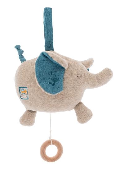 Sous Mon Baobab - Musical Elephant 23cm