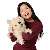 White Poodle Puppy Puppet