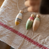 Wood Winter Sparkle Ornaments