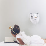 Head Large Tiger White, Albert