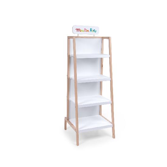 P.O.P. Moulin Roty - Display Stand 4 Shelf & 2 Sided