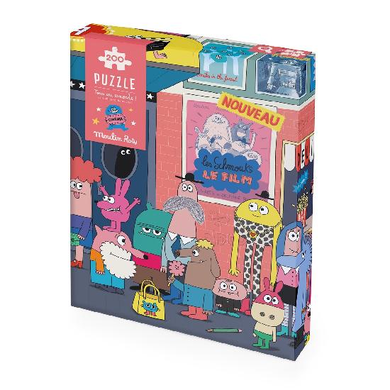 Schmouks - Let's Go To The Movies Puzzle 200pcs