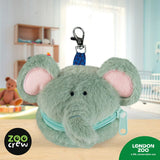Zoo Crew Elephant Zippazoo Bag Buddies