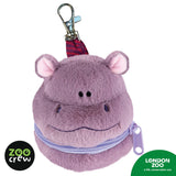 Zoo Crew Pygmy Hippo Zippazoo Bag Buddies