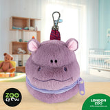 Zoo Crew Pygmy Hippo Zippazoo Bag Buddies