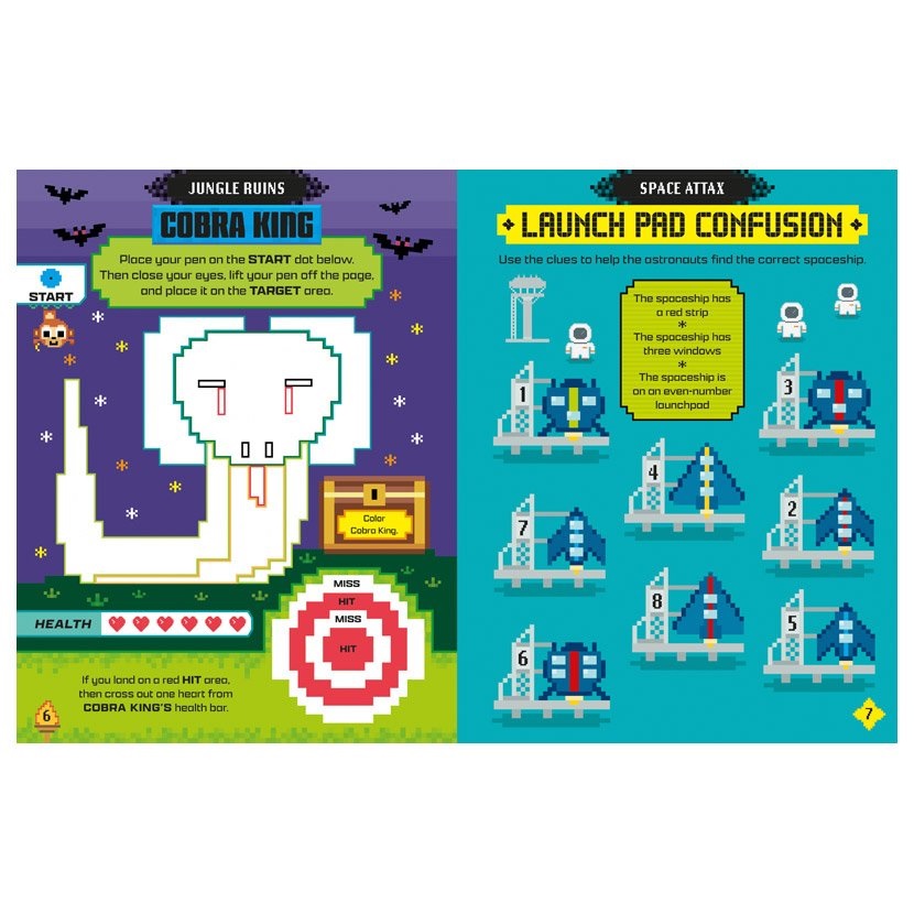 Shiny Stickers Arcade Adventures Activity Book PRE-ORDER FOR SEPTEMBER
