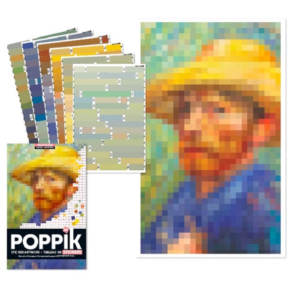 Sticker Poster Portrait of Vincent Van Gogh 